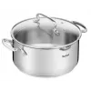 Olla Tefal DUETTO+ G7194355, 2 l, redonda, acero inoxidable, 18 cm