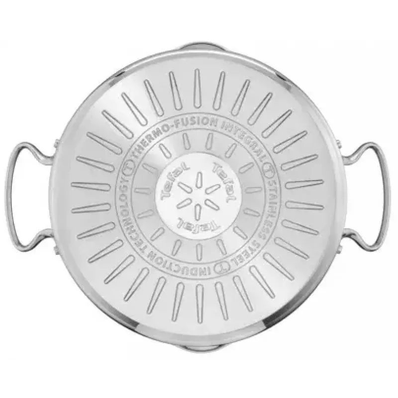 Olla Tefal DUETTO+ G7194355, 2 l, redonda, acero inoxidable, 18 cm