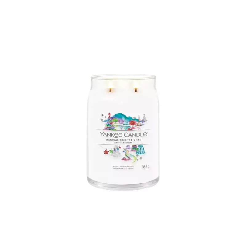 Yankee Candle Signature Magical Bright Lights vela grande en tarro, 567 g