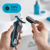 Máquina de afeitar de láminas BRAUN Series 5 51-M1000s — 3 cabezales, húmedo y seco, batería de Li-Ion, carga rápida, Negro/Azul