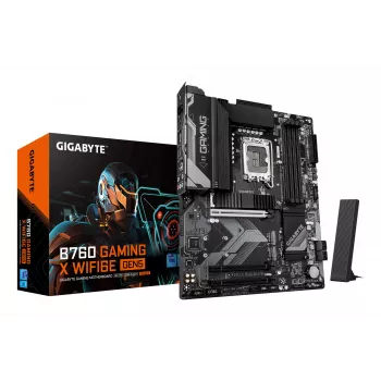 Placa base GIGABYTE B760 GAMING X WIFI6E GEN5, Intel B760, LGA 1700, ATX, DDR5 hasta 256 GB, PCIe 5.0, Wi-Fi 6E, 2,5 Gb LAN