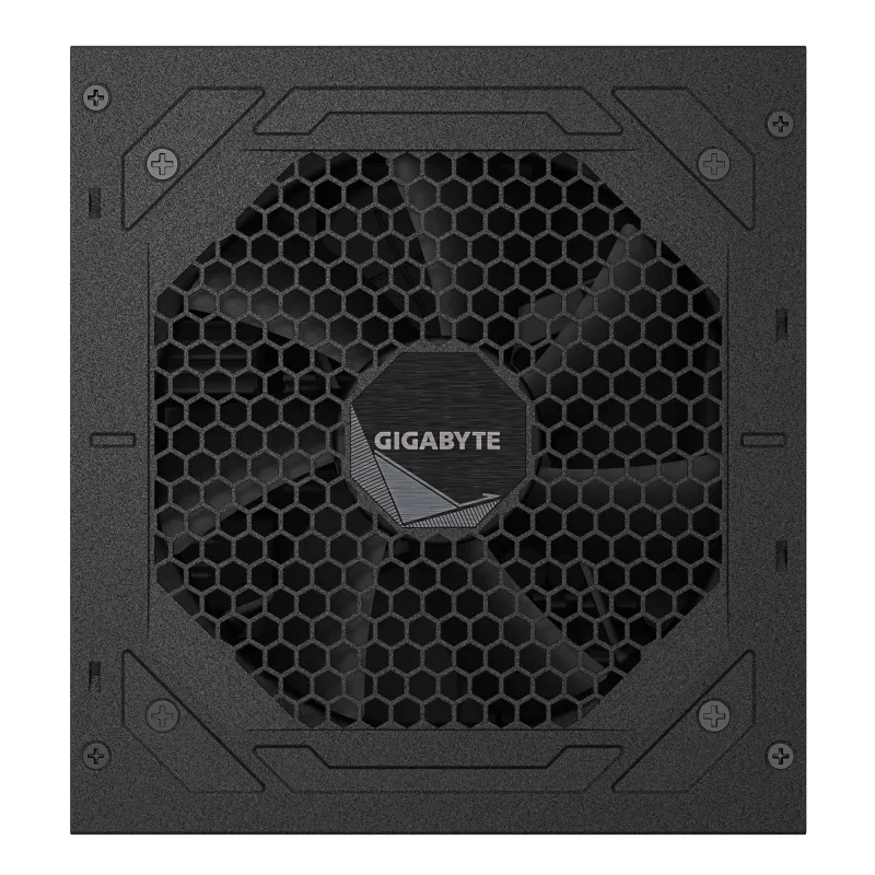 Fuente de alimentación GIGABYTE UD1000GM PG5 V2 – PCIe Gen 5.1, 80 PLUS Gold, diseño totalmente modular, ventilador de 120 mm, compatible con ATX 3.1, conector EU