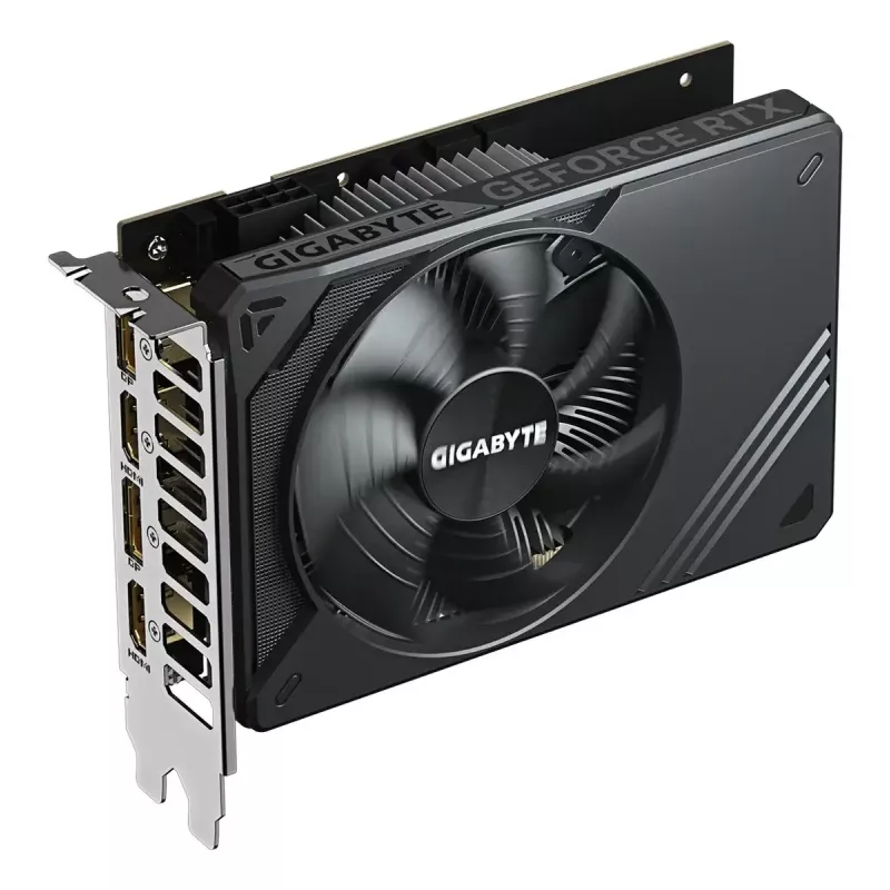 Tarjeta gráfica GIGABYTE GeForce RTX 5050 D6 8G - 8 GB GDDR6, 128 Bit, PCI-E 5.0, 2572 MHz de frecuencia de núcleo, 2 x DP, 2 x HDMI, NVIDIA DLSS 4, GV-N5050D6-8GD