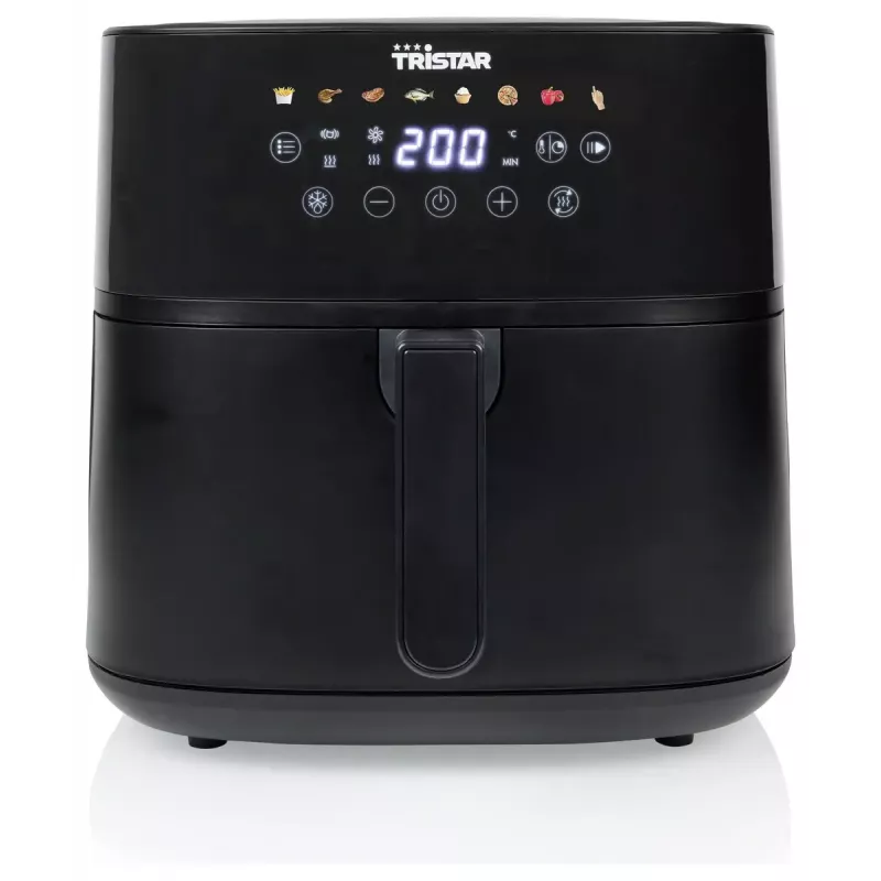 Tristar FR-9071 freidora de aire digital, 8 L, 2000 W, negra