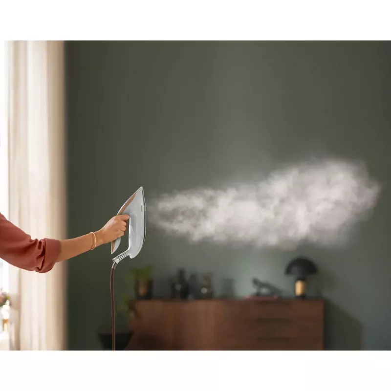 Centro de planchado Philips Serie 7000 PSG7040/10 2100 W 1,8 L Suela SteamGlide Elite Dorado, Blanco