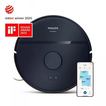 Robot aspirador Philips serie 2000 XU2000/10 0,38 L Negro