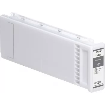 Epson pack individual gris oscuro T800700 UltraChrome PRO 700 ml, gris oscuro, tinta pigmentada, 700 ml, 1 ud.
