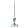 Black & Decker FSMH13E5-QS mopa de vapor 5 en 1, 1300 W, con cable, depósito de agua de 0,38 l, blanco/azul