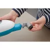 Black & Decker FSMH13E5-QS mopa de vapor 5 en 1, 1300 W, con cable, depósito de agua de 0,38 l, blanco/azul