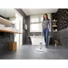Black & Decker FSMH13E5-QS mopa de vapor 5 en 1, 1300 W, con cable, depósito de agua de 0,38 l, blanco/azul