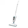 Black & Decker FSMH13E5-QS mopa de vapor 5 en 1, 1300 W, con cable, depósito de agua de 0,38 l, blanco/azul