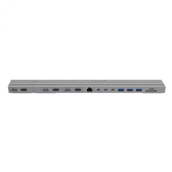 Targus HyperDrive 4K 2 x USB 3.2 Gen 2 (3.1 Gen 2) Type-C plata