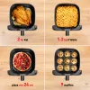 Freidora Tefal Easy Fry Mega EY855D10 individual 7,5 l de pie 2020 W freidora de aire negro, acero inoxidable
