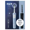 Cepillo de dientes eléctrico Oral-B Vitality Pro Duo rotatorio-oscilante para adultos, negro, azul, blanco