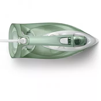Plancha Philips 7000er Serie DST7012/70 plancha de vapor suela SteamGlide Plus 2600 W verde, gris