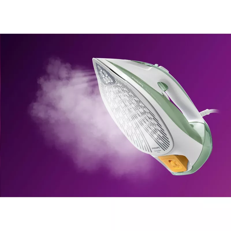 Plancha Philips 7000er Serie DST7012/70 plancha de vapor suela SteamGlide Plus 2600 W verde, gris