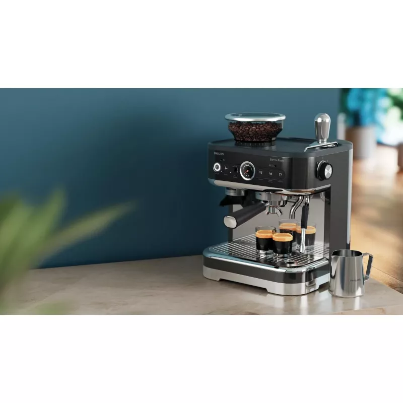 Philips Barista Brew PSA3218/10 cafetera espresso con cappuccinatore, negra