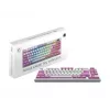Teclado gaming MSI FORGE GK600 TKL WIRELESS VIOLET USB + Bluetooth QWERTY UK English rosa, violeta, blanco
