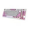 Teclado gaming MSI FORGE GK600 TKL WIRELESS VIOLET USB + Bluetooth QWERTY UK English rosa, violeta, blanco