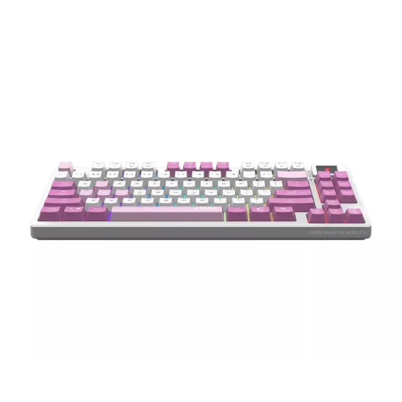 Teclado gaming MSI FORGE GK600 TKL WIRELESS VIOLET USB + Bluetooth QWERTY UK English rosa, violeta, blanco