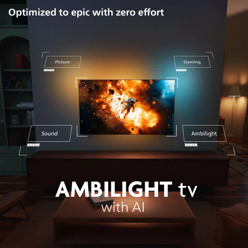 Televisor Philips 77OLED910/12 77 pulgadas 4K Ultra HD OLED 3840 x 2160