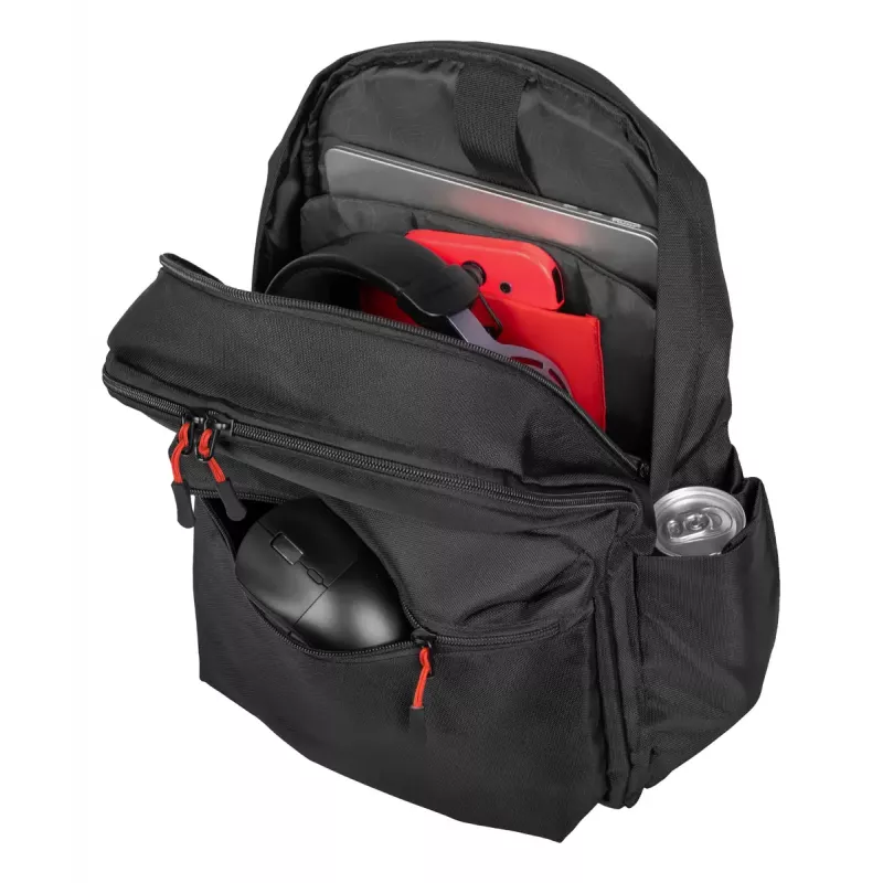 Mochila gaming Genesis GENESIS Palladium 200 — negra, poliéster, 140×280×400 mm