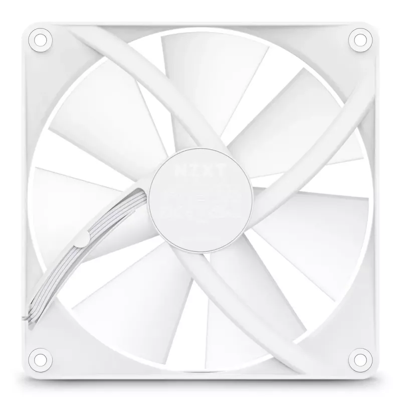 Ventilador NZXT F140 RGB Core 14 cm blanco 500-1500 RPM rodamiento dinámico fluido