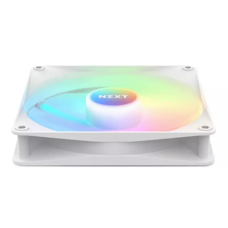 Ventilador NZXT F140 RGB Core 14 cm blanco 500-1500 RPM rodamiento dinámico fluido