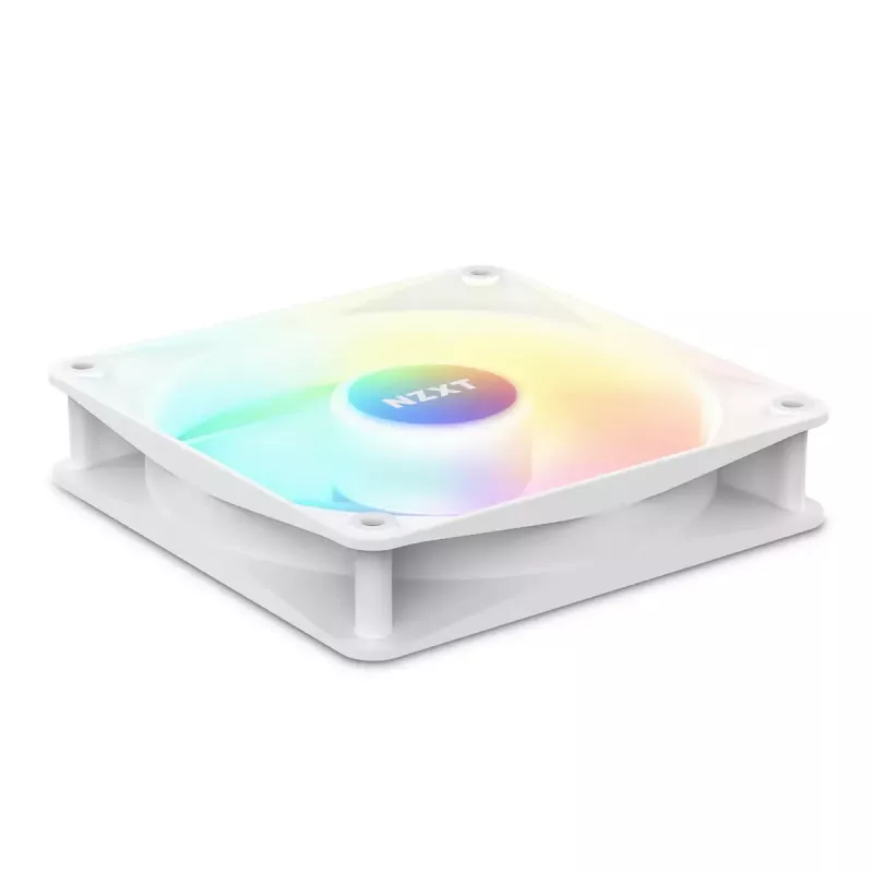 Ventilador NZXT F140 RGB Core 14 cm blanco 500-1500 RPM rodamiento dinámico fluido