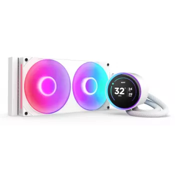 Refrigeración líquida todo en uno NZXT Kraken Elite 280 RGB 14 cm blanco