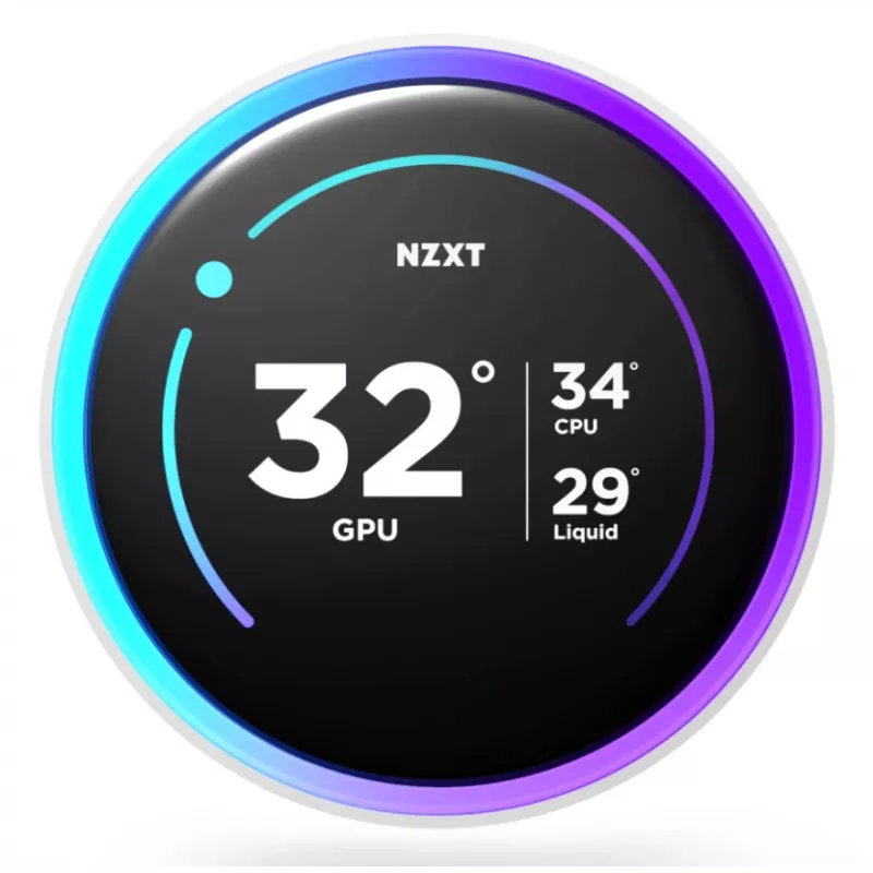 Refrigeración líquida todo en uno NZXT Kraken Elite 280 RGB 14 cm blanco