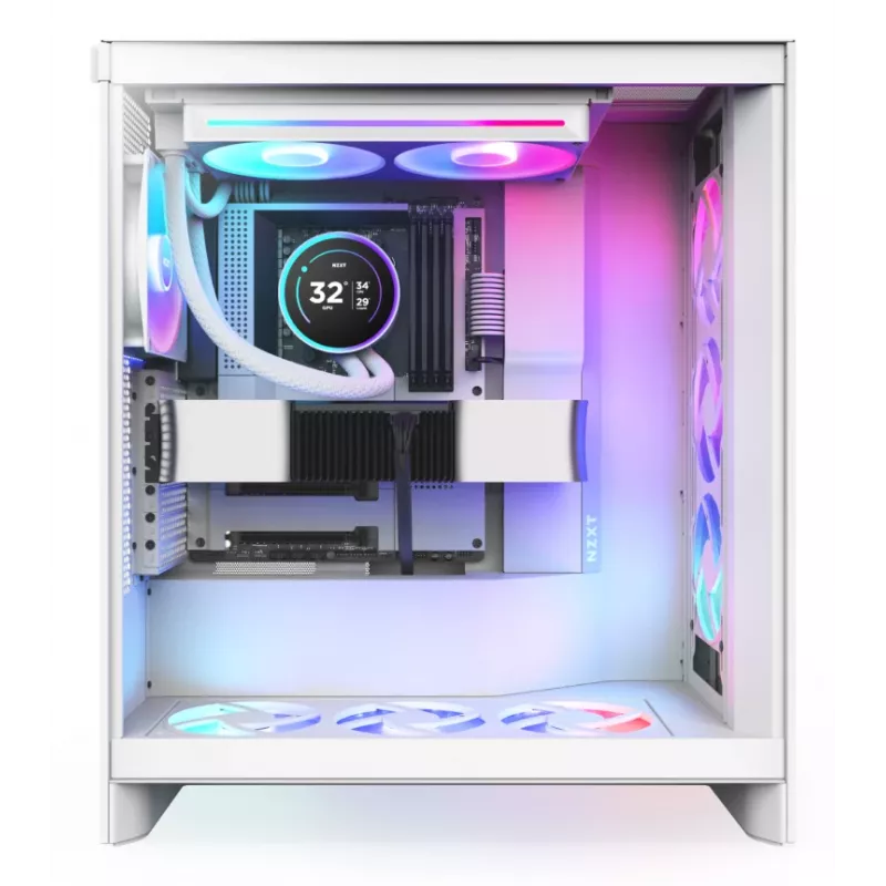 Refrigeración líquida todo en uno NZXT Kraken Elite 280 RGB 14 cm blanco