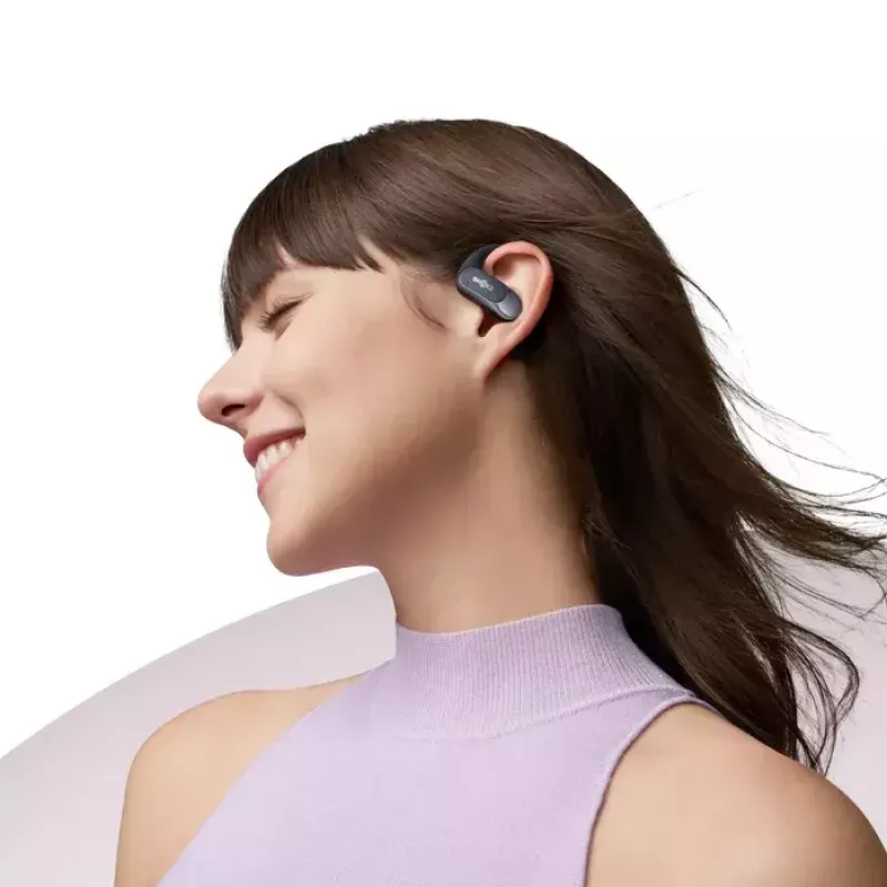 Auriculares SHOKZ OpenFit Air inalámbricos con gancho llamadas/música/deporte/día a día Bluetooth negro