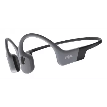 Auriculares Shokz OpenSwim Pro — auriculares inalámbricos de conducción ósea open-ear, IP68 resistentes al agua, Bluetooth 5.4, 32 GB, 9 h de reproducción, gris