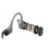 Auriculares Shokz OpenSwim Pro — auriculares inalámbricos de conducción ósea open-ear, IP68 resistentes al agua, Bluetooth 5.4, 32 GB, 9 h de reproducción, gris
