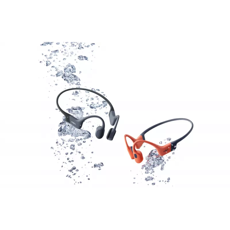 Auriculares Shokz OpenSwim Pro — auriculares inalámbricos de conducción ósea open-ear, IP68 resistentes al agua, Bluetooth 5.4, 32 GB, 9 h de reproducción, gris