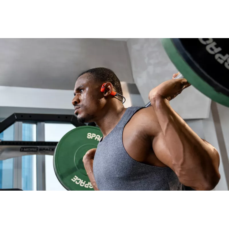 Auriculares Shokz OpenSwim Pro — auriculares inalámbricos de conducción ósea open-ear, IP68 resistentes al agua, Bluetooth 5.4, 32 GB, 9 h de reproducción, gris
