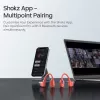 Auriculares Shokz OpenSwim Pro — auriculares inalámbricos de conducción ósea open-ear, IP68 resistentes al agua, Bluetooth 5.4, 32 GB, 9 h de reproducción, gris