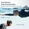Auriculares Shokz OpenSwim Pro — auriculares inalámbricos de conducción ósea open-ear, IP68 resistentes al agua, Bluetooth 5.4, 32 GB, 9 h de reproducción, gris
