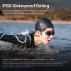 Auriculares Shokz OpenSwim Pro — auriculares inalámbricos de conducción ósea open-ear, IP68 resistentes al agua, Bluetooth 5.4, 32 GB, 9 h de reproducción, gris