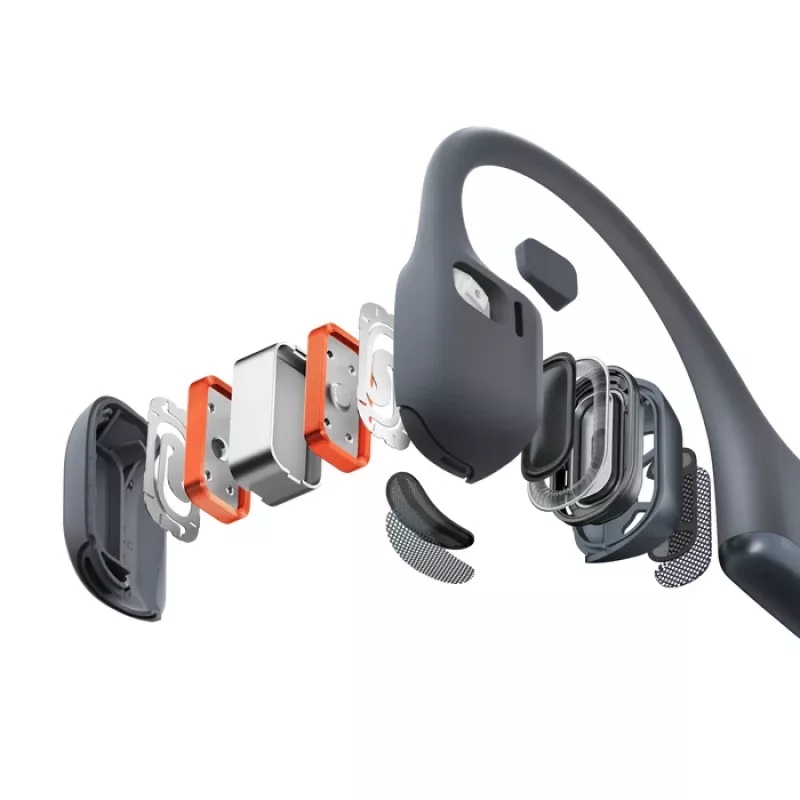 Auriculares Shokz OpenRun Pro 2, binaurales, inalámbricos, gancho de oreja, IP55, 12 h de reproducción, Bluetooth 5.3, 150 mAh, negro
