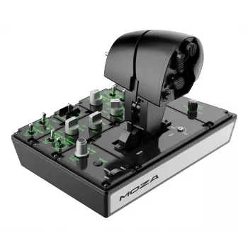 Panel de acelerador Moza Racing MTP, Negro, Metal, 15 bits, 277 mm, 194 mm, 216 mm