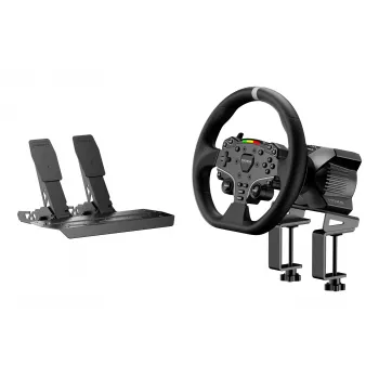 Volante y pedales Moza Racing R3 Racing Wheel para PC, volante + pedales, PC, D-Pad, botón de menú, botón de modo, botón de pausa/set, botón de inicio, Digital, Ilimitado, Direct Drive