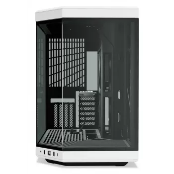 Carcasa de PC HYTE Y70 Midi Tower Negro, Blanco