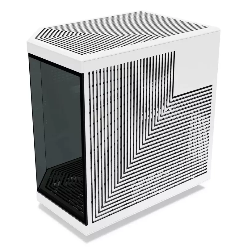 Carcasa de PC HYTE Y70 Midi Tower Negro, Blanco