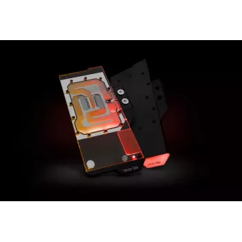 Bloque de agua EK Water Blocks Acrílico Cobre Negro Níquel Transparente