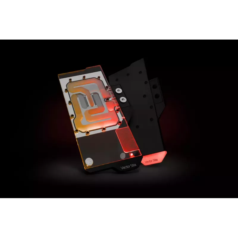 Bloque de agua EK Water Blocks Acrílico Cobre Negro Níquel Transparente