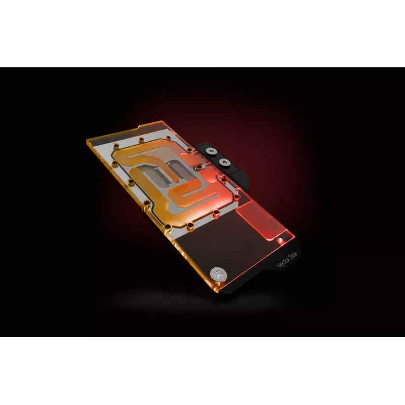 Bloque de agua EK Water Blocks Acrílico Cobre Negro Níquel Transparente