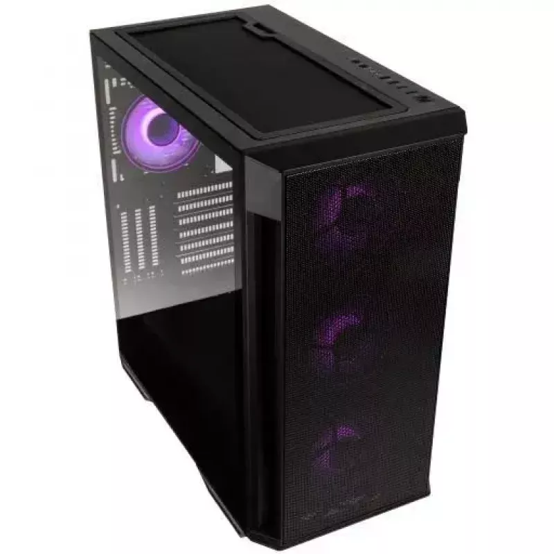 Carcasa de PC Kolink Observatory Z Mesh Torre Midi — ATX, 3x120mm frontal, 1x120mm trasero, 245×465×495 mm, negro