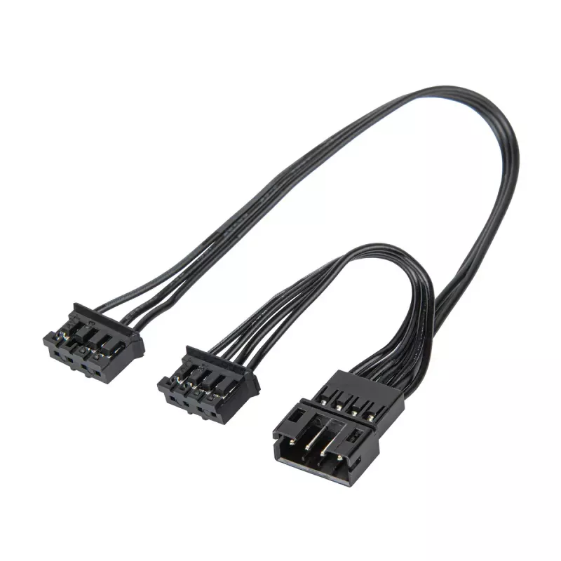 SilverStone Shark Force SST-SF120B-ARGB ventilador de caja de 120 mm, ARGB, negro